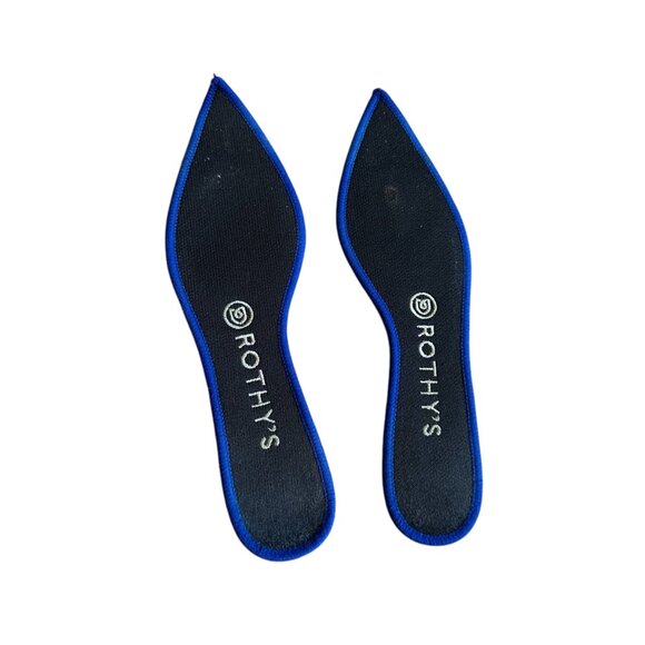 Rothy's The Point Red Flats Comfort Removable Insoles Washable Size 8 Women's - Picture 11 of 14